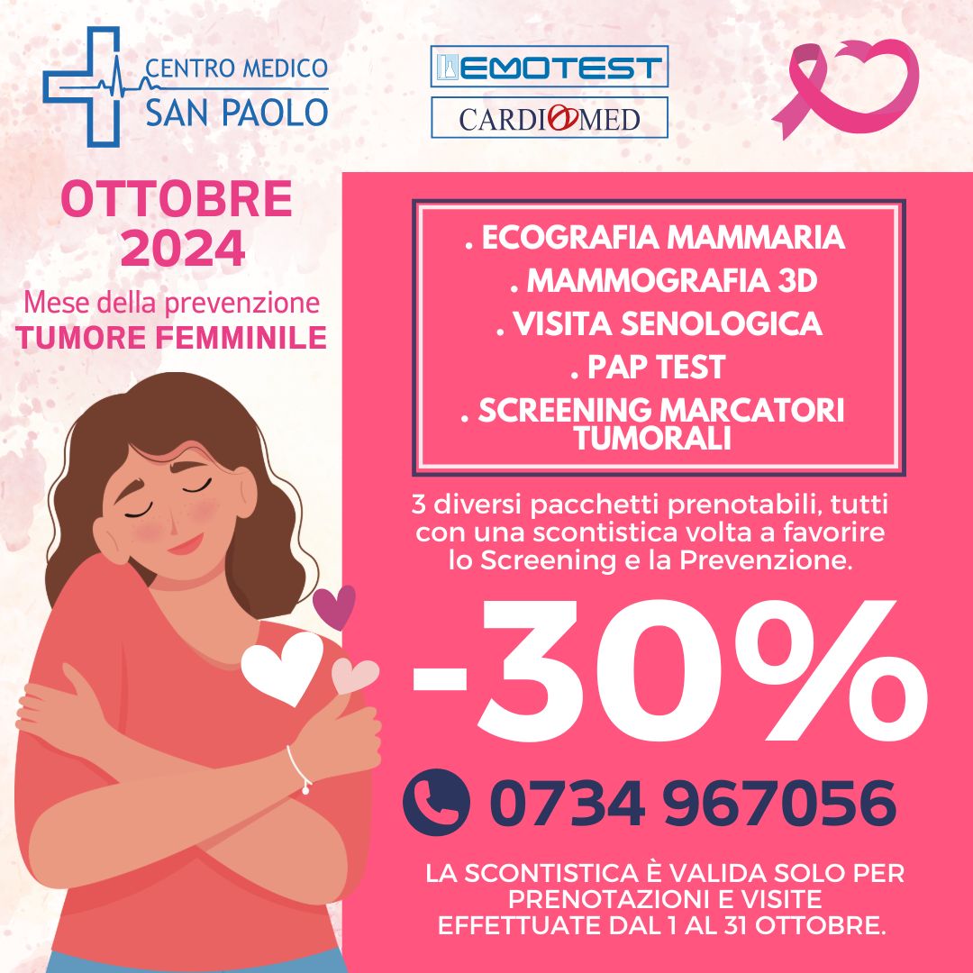 Check-up prevenzione donna Ottobre